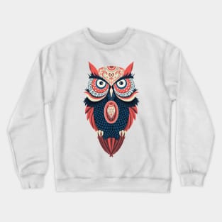 Owl Mandalla Graphic Tee Crewneck Sweatshirt